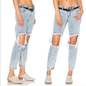 One teaspoon freebird blue malt jeans
